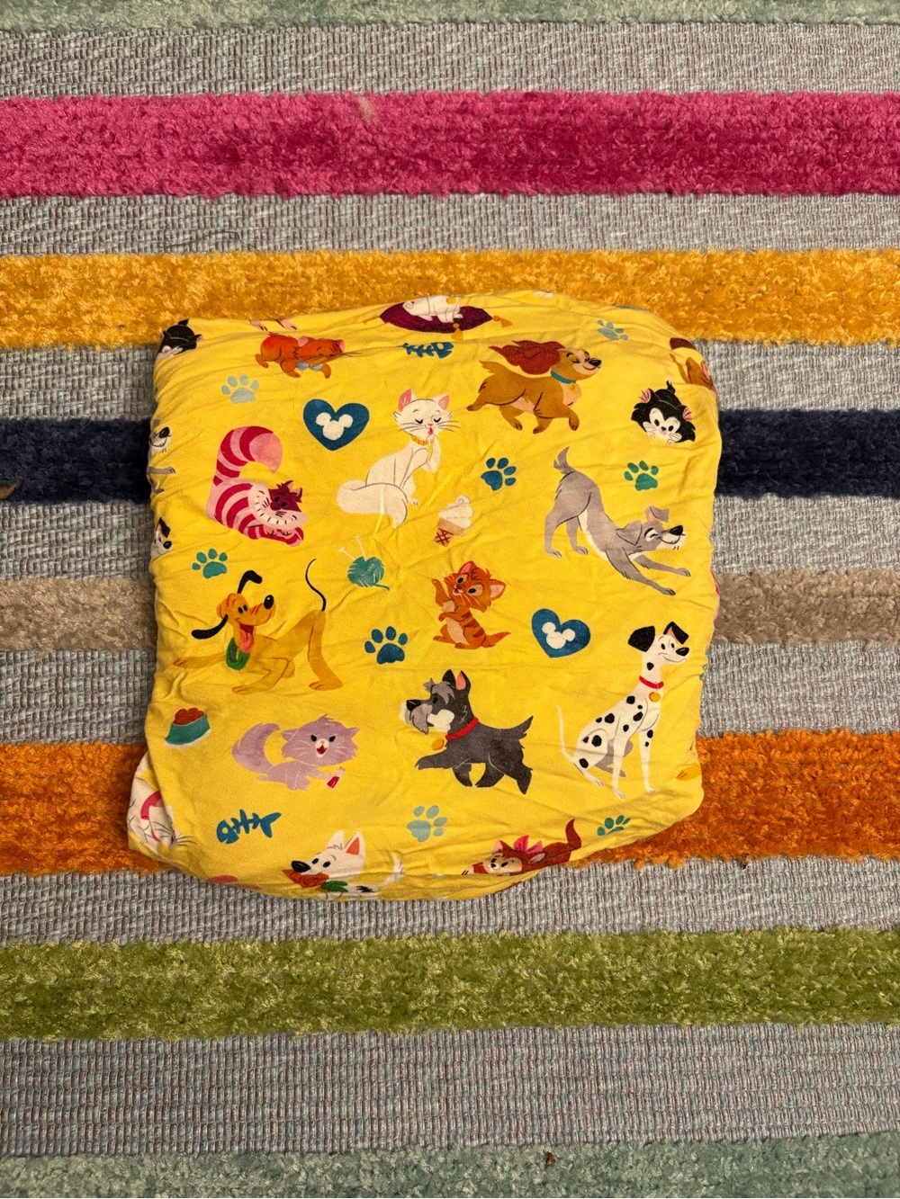 Little Sleepies Disney Pets Fitted Crib Sheet